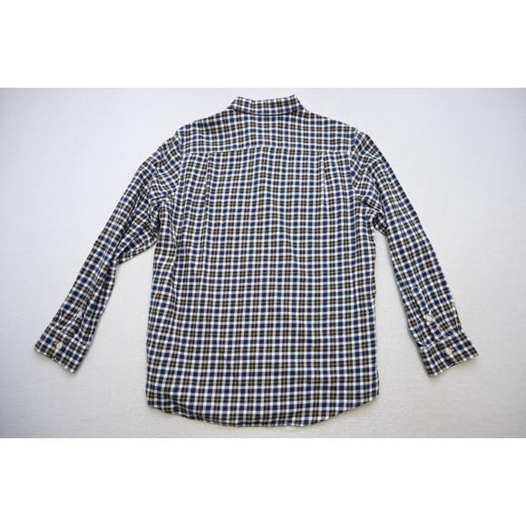 Chaps Ralph Lauren Rugged Fitted Flannel Shirt Plaid Button Up Mens Sz Large NWT - Picture 8 of 8